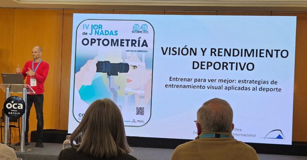 IV Jornadas de Optometría de Santiago. Ciencia, aprendizaje y buenos ratos Daniel Velasco, ponencia visión y rendimiento deportivo