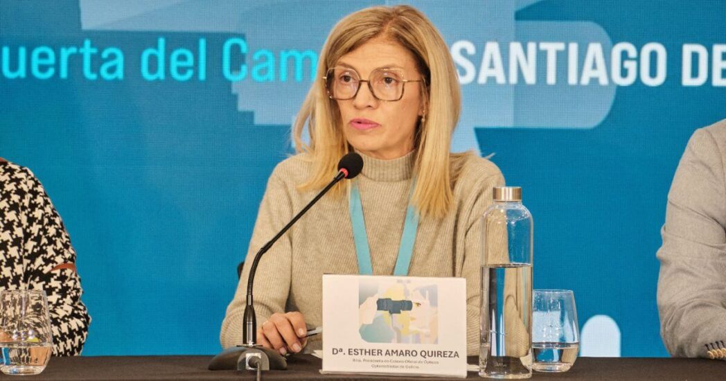 IV Jornadas de Optometría de Santiago. Ciencia, aprendizaje y buenos ratos Esther Amaro Quireza, presidenta del COOG