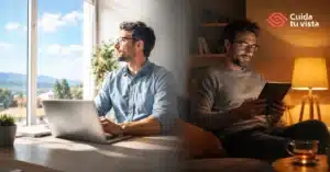 Exposición a la luz artificial por la noche y salud ocular